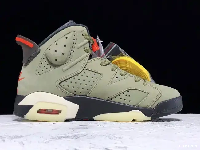 Jordan x Scott Medium CN1084-200 Travis Air 6 Olive 0625